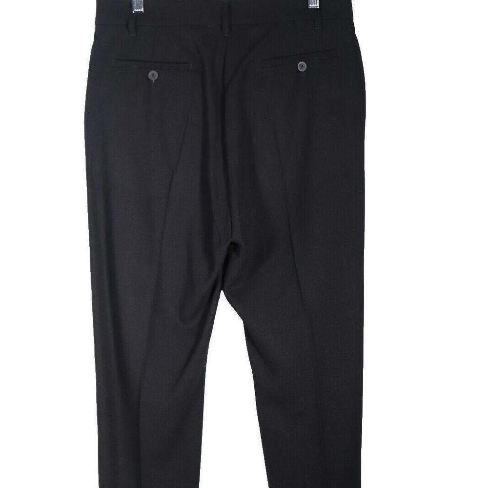 Rick Owens Women's Size 6 Black Cropped Trousers Pants Dress High Rise 100% Wool - Picture 9 of 15